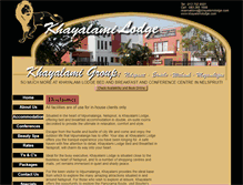 Tablet Screenshot of khayalamilodge.com